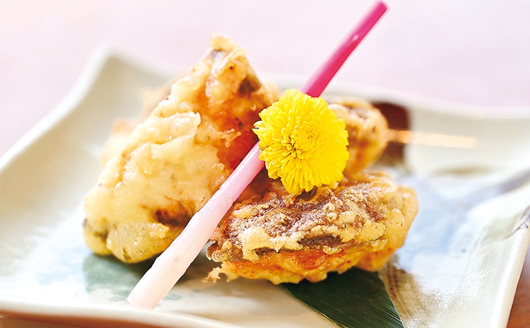 椎茸肉詰め天ぷら／869円