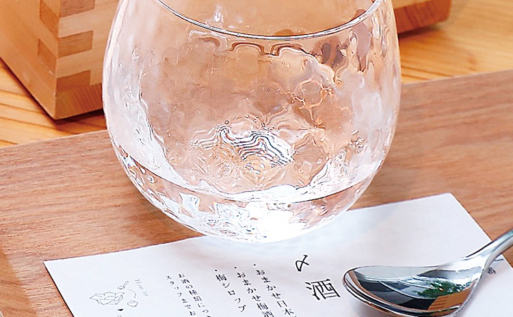 締めのお酒は日本酒・梅酒・ノンアルコールの梅シロップから選べます