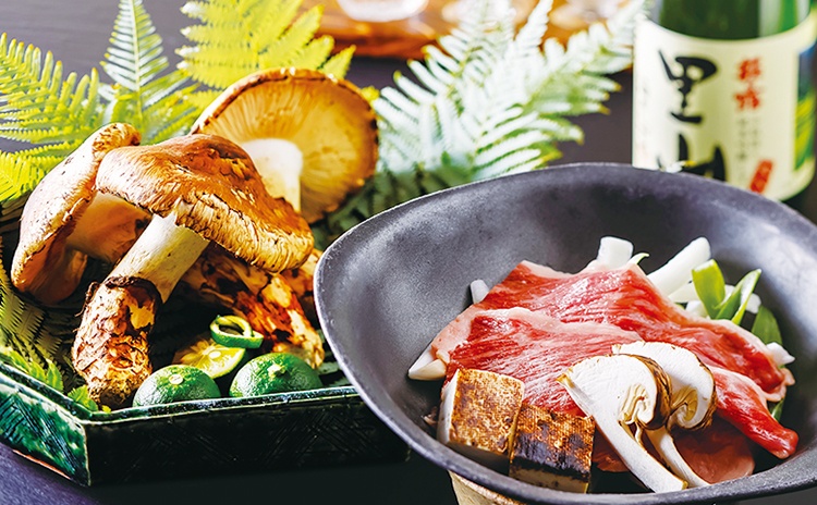 日本料理 おおみ「松茸と近江牛すきやきランチ／5,500円」