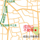 成田山不動尊の地図