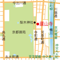 廬山寺の周辺地図