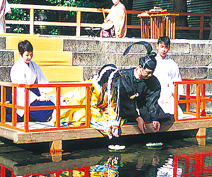 下鴨神社「流しびな」の写真