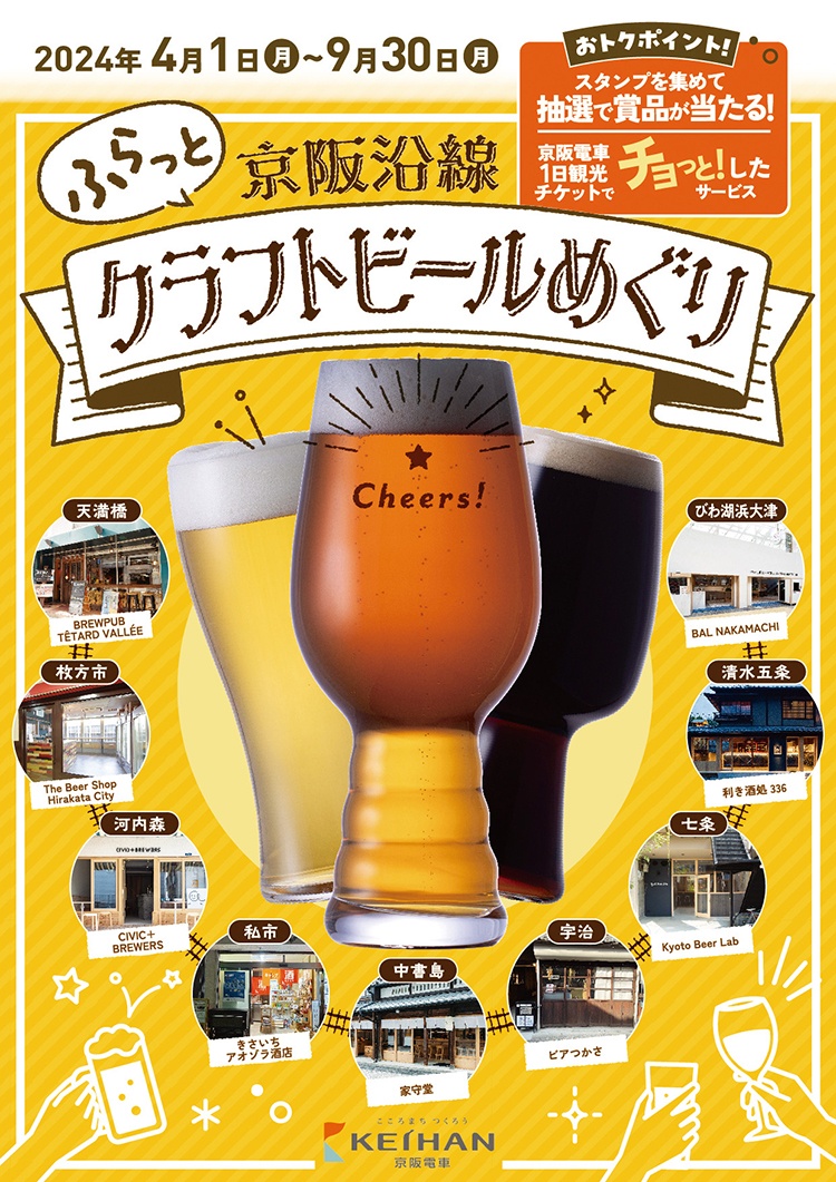 ふらっと京阪沿線クラフトビールめぐり