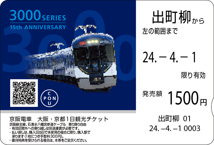 京阪電車 大阪・京都1日観光チケット