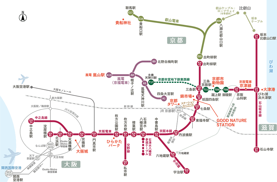 JAPAN路線図